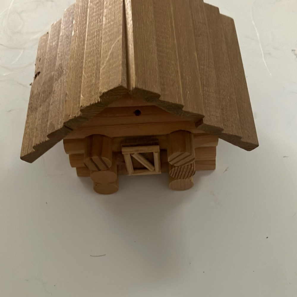 Handcrafted wooden piece